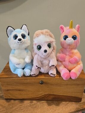 Bundlecof 3 - TY Beanies - Skylar, Thunder And Bumper
